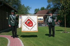 Fahne Schutzenverein 1973 Rückseite