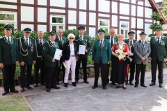 Etliche besodnere Auszeichnungen erhielten aktive Mitglieder im Schützenverein Lotte von 1659. Bild: Ursula Holtgrewe (Noz)